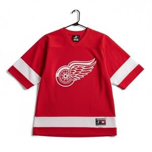 Vintage Detroit Red Wings Steve Yzerman 19 Logo Athletic Jersey Mens Medium Red